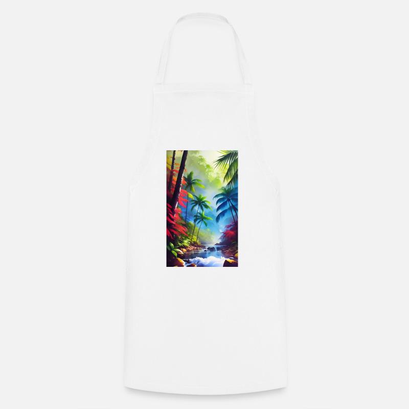 Caribbean - Cooking Apron - white
