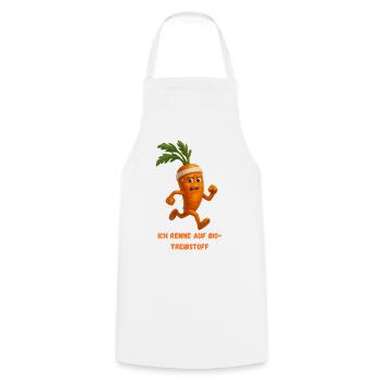 Carrot - run on biofuel - Cooking Apron - white - Front - AI Model Male 185 dark (185cm)