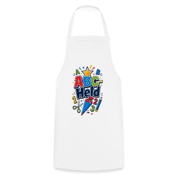 Back to school school child - Cooking Apron - white - Front - AI Model Male 185 dark (185cm)