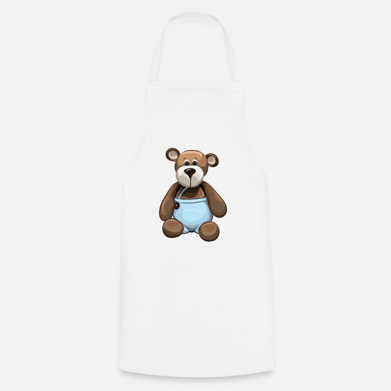 Teddy bear teddy bear bears kindergarten - Cooking Apron - white