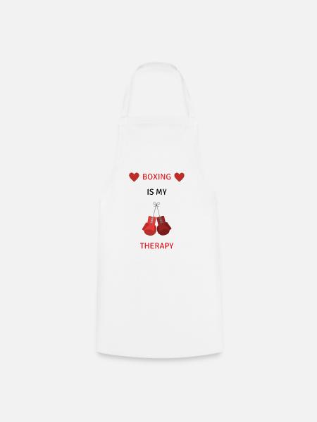 Boxing - Kochschürze - Weiß