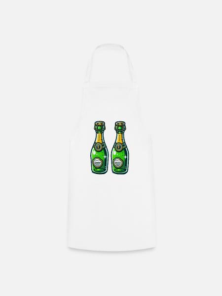 sekt 2 - Kochschürze - Weiß