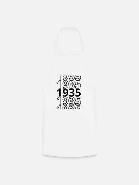1935 1935 1935 - Kochschürze - Weiß