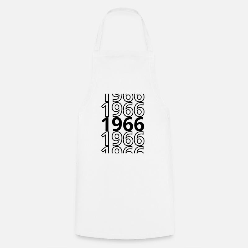 1966 1966 1966 - Cooking Apron - white