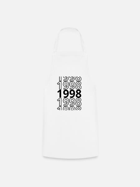 1998 1998 1998 - Kochschürze - Weiß