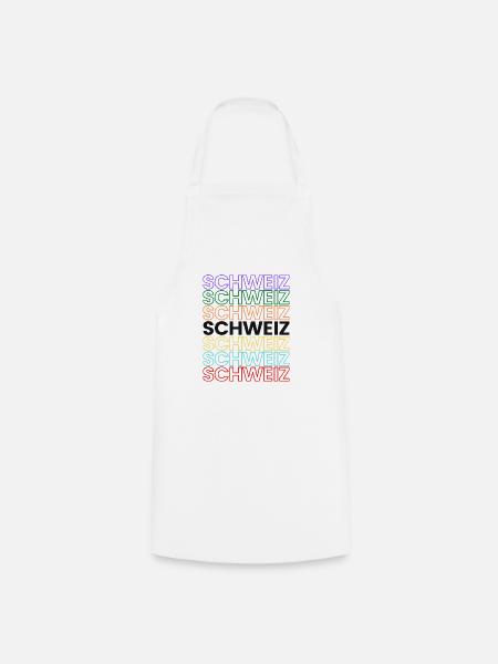 Schweiz Pride - Kochschürze - Weiß