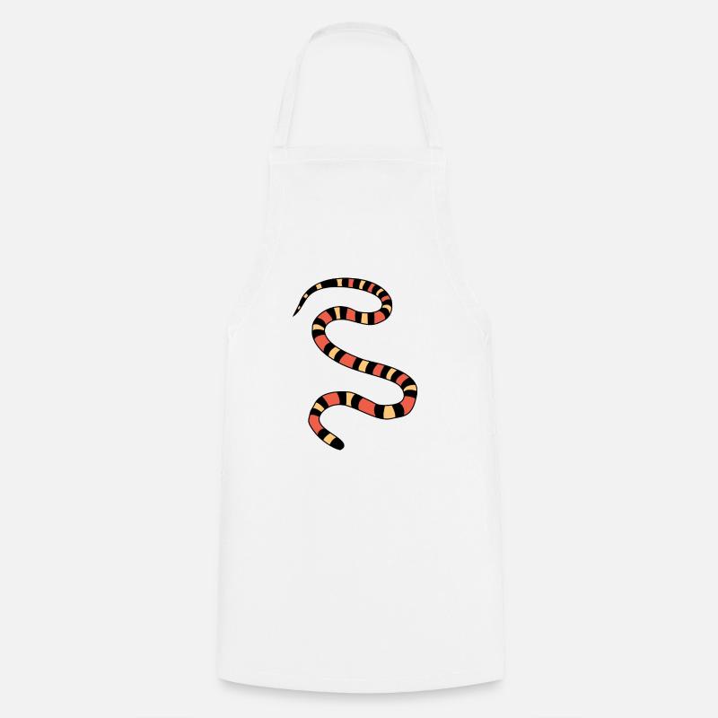Milk snake - Cooking Apron - white