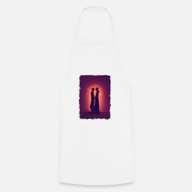 Amour - Tablier de cuisine - blanc