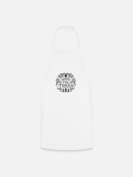 Sauver les arbres - Tablier de cuisine - blanc