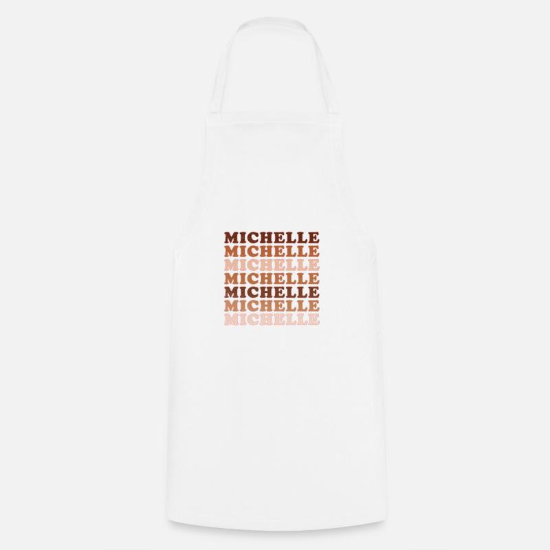 Michelle - Cooking Apron - white