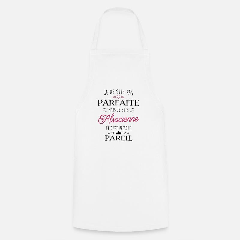 Parfaite Alsacienne - Tablier de cuisine - blanc