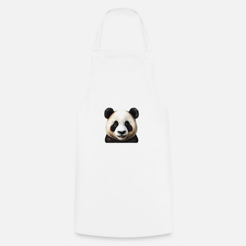 Panda - Cooking Apron - white