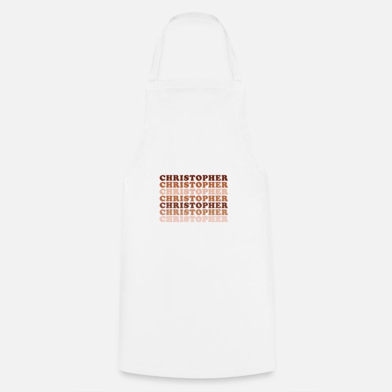 Christopher - Tablier de cuisine - blanc