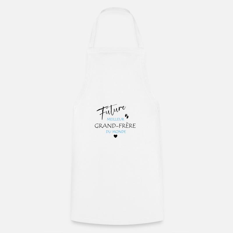 Future meilleur grand-frère du monde - Tablier de cuisine - blanc