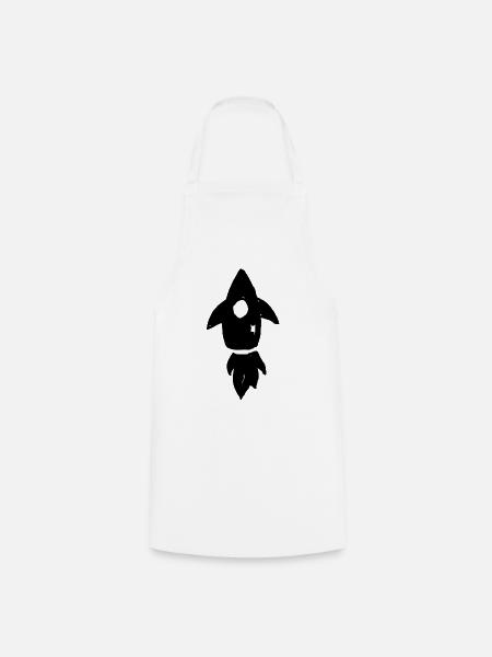 ROCKET - Kochschürze - Weiß