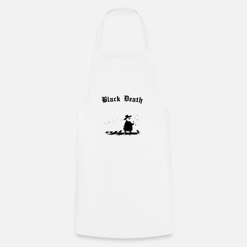 Black Death - spread in progress - Kochschürze - Weiß