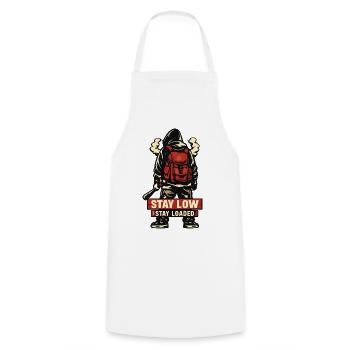 Stay Deep Stay Loaded Backpack - Cooking Apron - white - Front - AI Model Male 185 dark (185cm)