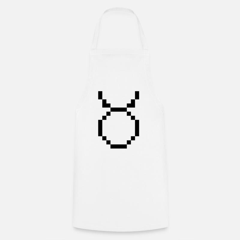 Taureau - Tablier de cuisine - blanc
