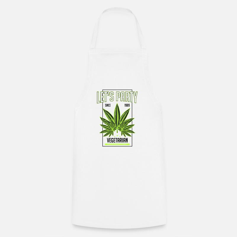 Lets Party bright - Cooking Apron - white