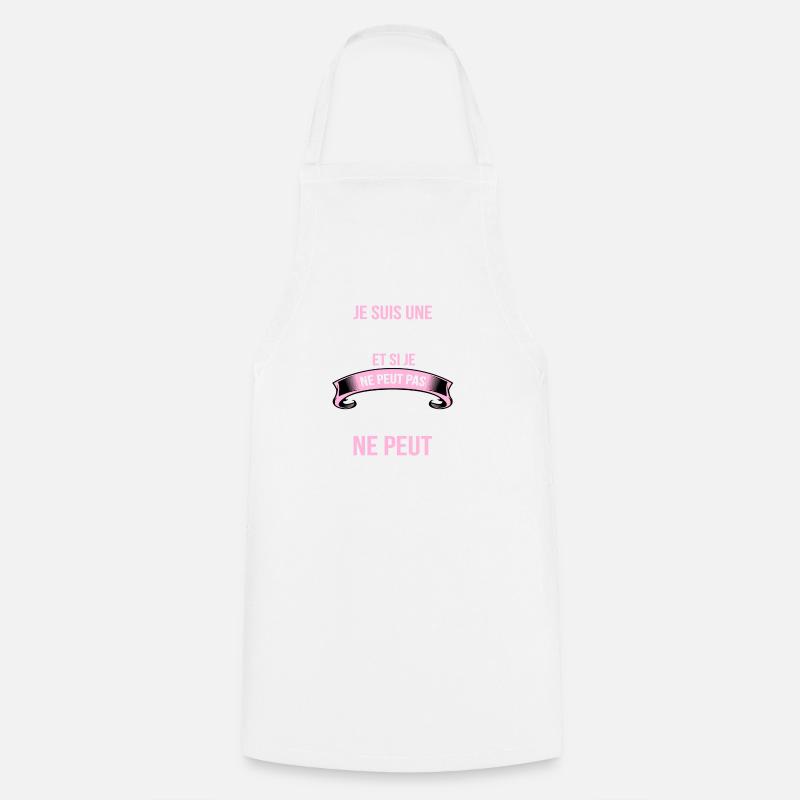 informaticienne - Tablier de cuisine - blanc