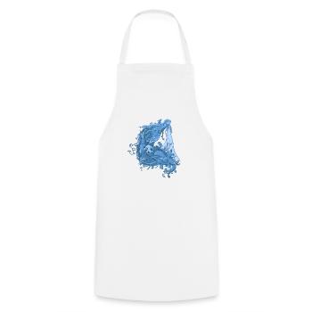 Mother Nature - Cooking Apron - white - Front - AI Model Male 185 dark (185cm)