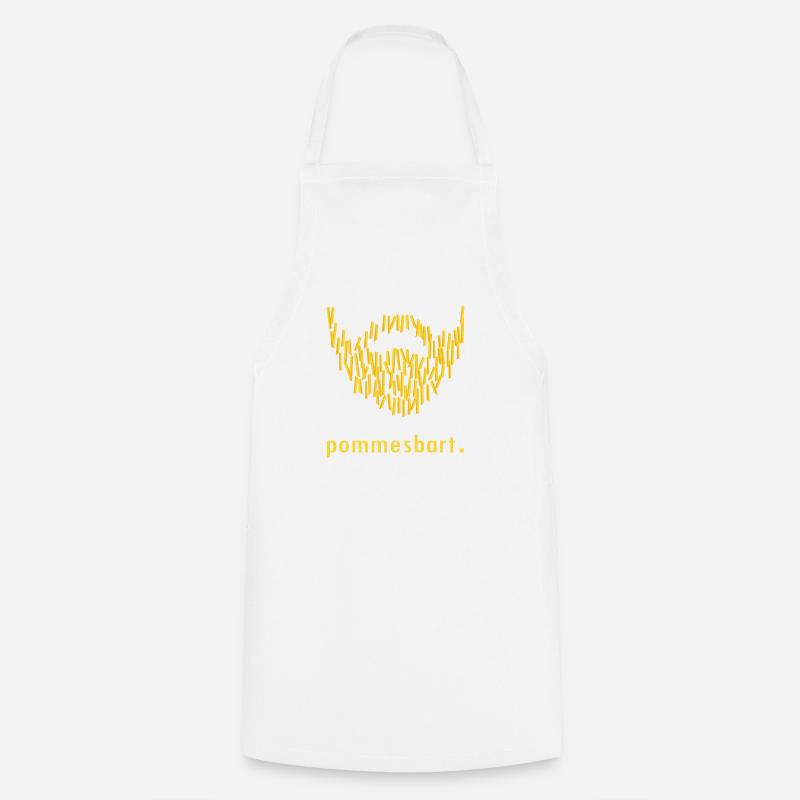 french beard. - Cooking Apron - white