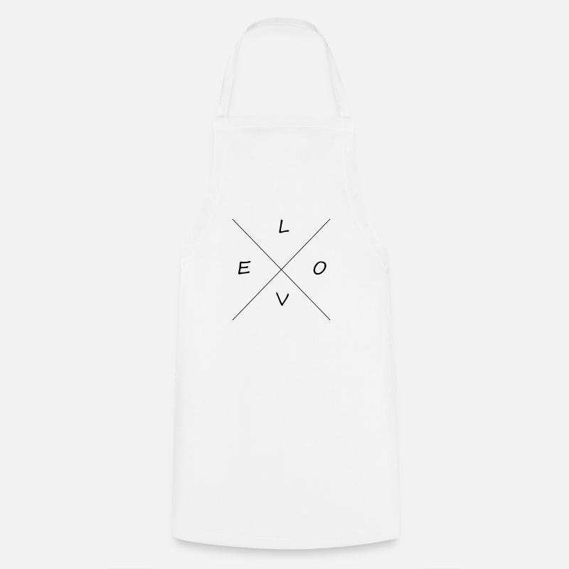 AMOUR - Tablier de cuisine - blanc