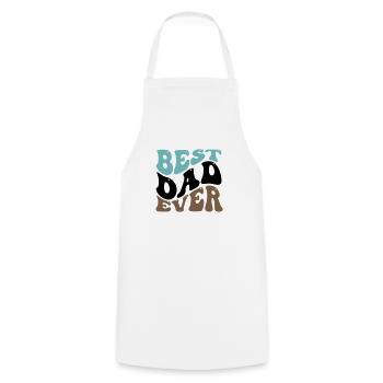 MEILLEUR CADEAU DE CHEMISE À MOTIF PAPA DE TOUS LES TEMPS - Tablier de cuisine - blanc - Devant - AI Model Male 185 dark (185cm)