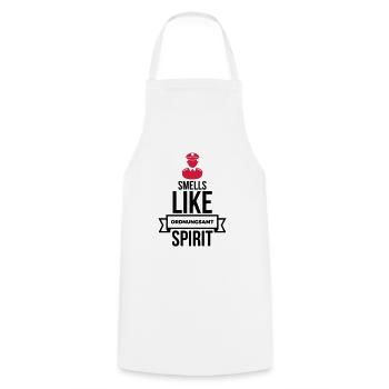 Smells Like Ordnungsamt Esprit - Tablier de cuisine - blanc - Devant - AI Model Male 185 dark (185cm)