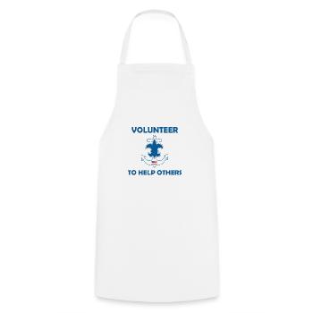 Scouts de mer Loi Vœu - Tablier de cuisine - blanc - Devant - AI Model Male 185 dark (185cm)