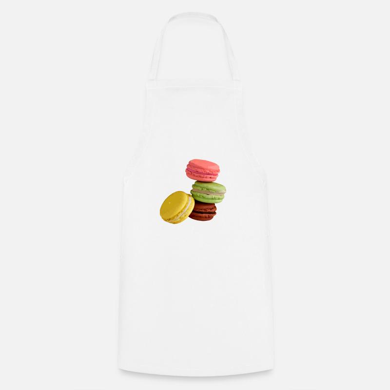 Macaron - Kochschürze - Weiß