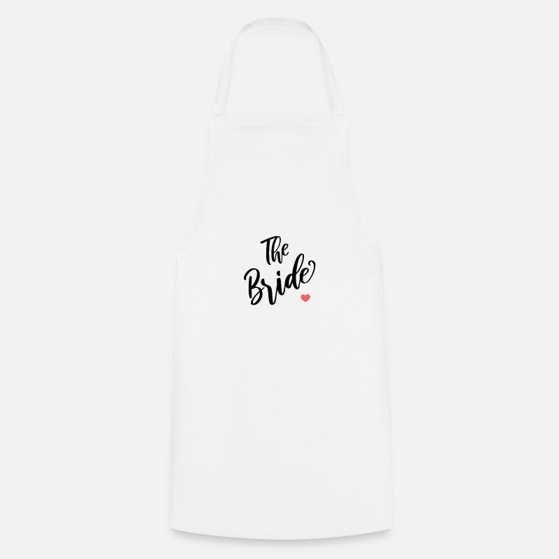 The Bride - Cooking Apron - white