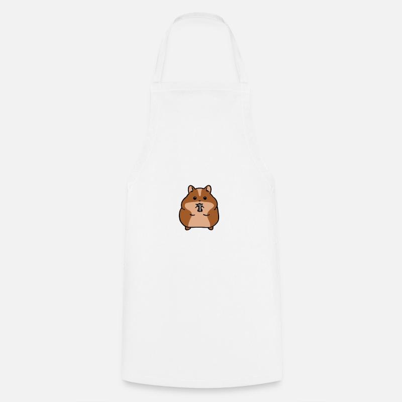 hamster - Cooking Apron - white