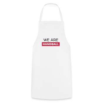 Handball Handballer Handballeur Sport Winner - Cooking Apron - white - Front - AI Model Male 185 dark (185cm)
