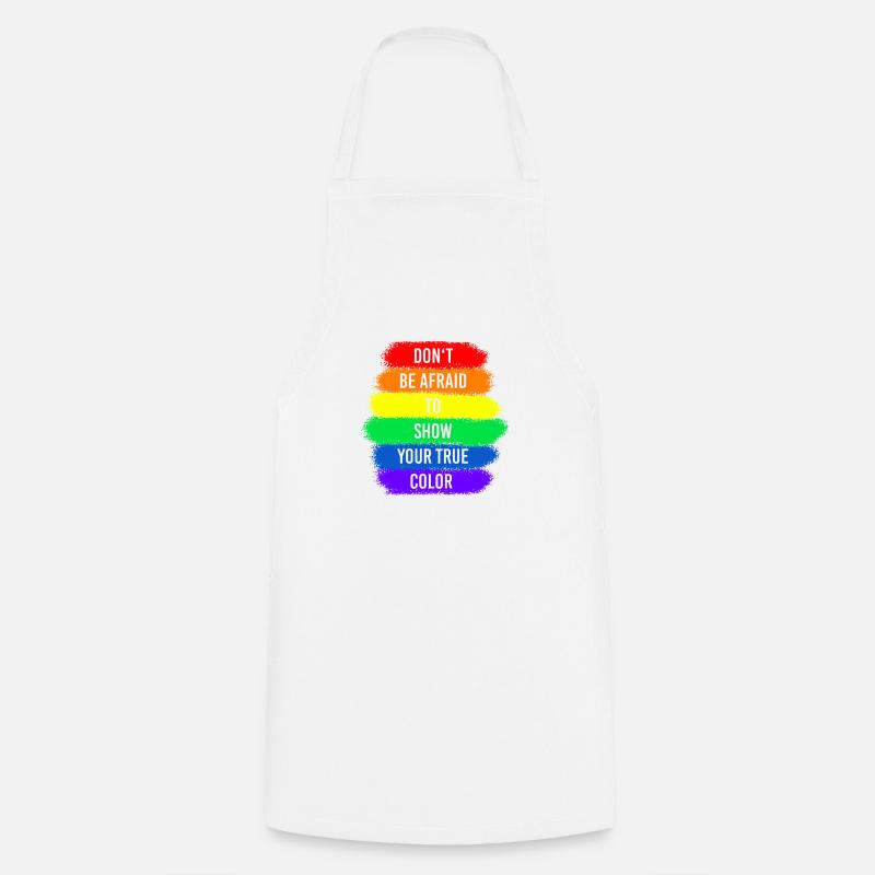 Gay Pride Rechte Csd Stolz Statement lgbt Geschenk - Kochschürze - Weiß