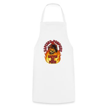 Sapeurs-pompiers sauver ou périr - Tablier de cuisine - blanc - Devant - AI Model Male 185 dark (185cm)
