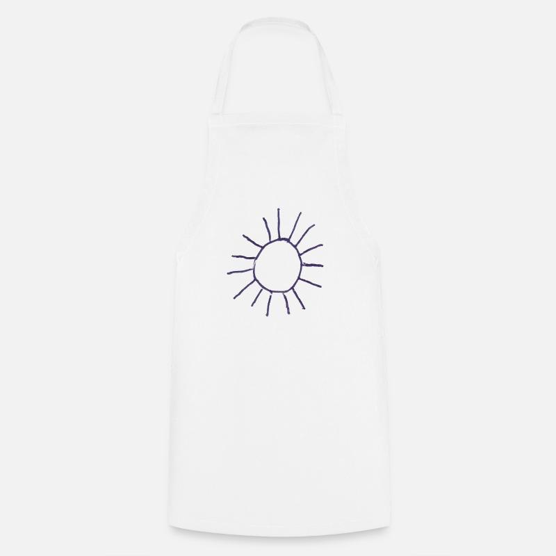 Sun bad design 22 - Cooking Apron - white