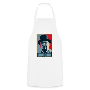 Churchill - Tablier de cuisine - blanc - Devant - AI Model Male 185 dark (185cm)