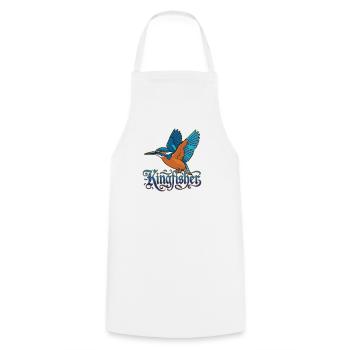 kingfishers - Cooking Apron - white - Front - AI Model Male 185 dark (185cm)