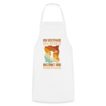 Archery Archery Archery - Cooking Apron - white - Front - AI Model Male 185 dark (185cm)