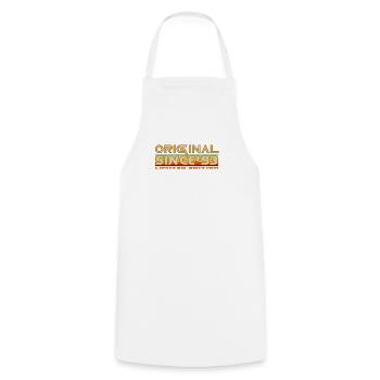 Original Since '93 Limited - Cooking Apron - white - Front - AI Model Male 185 dark (185cm)