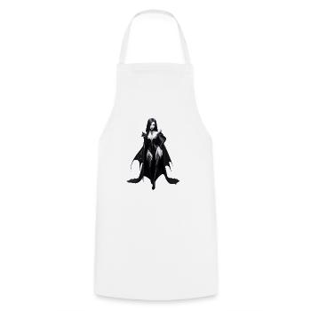 Sexy Vampire Lady Beauty Lady Vampire - Cooking Apron - white - Front - AI Model Male 185 dark (185cm)