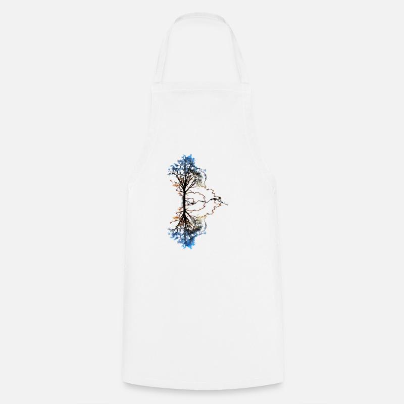 Two Trees - Tablier de cuisine - blanc