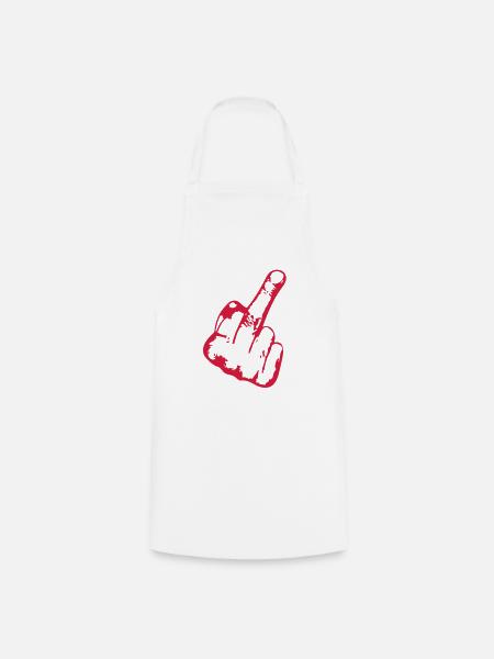 Finger ficken honneur1 - Kochschürze - Weiß