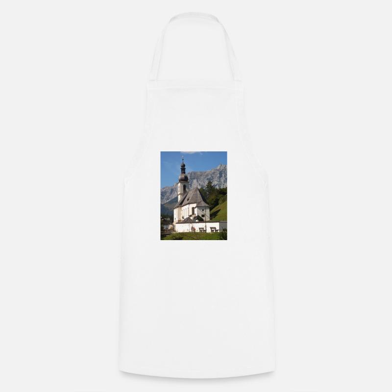 Ramsauer Kirche bei Berchtesgaden - Kochschürze - Weiß