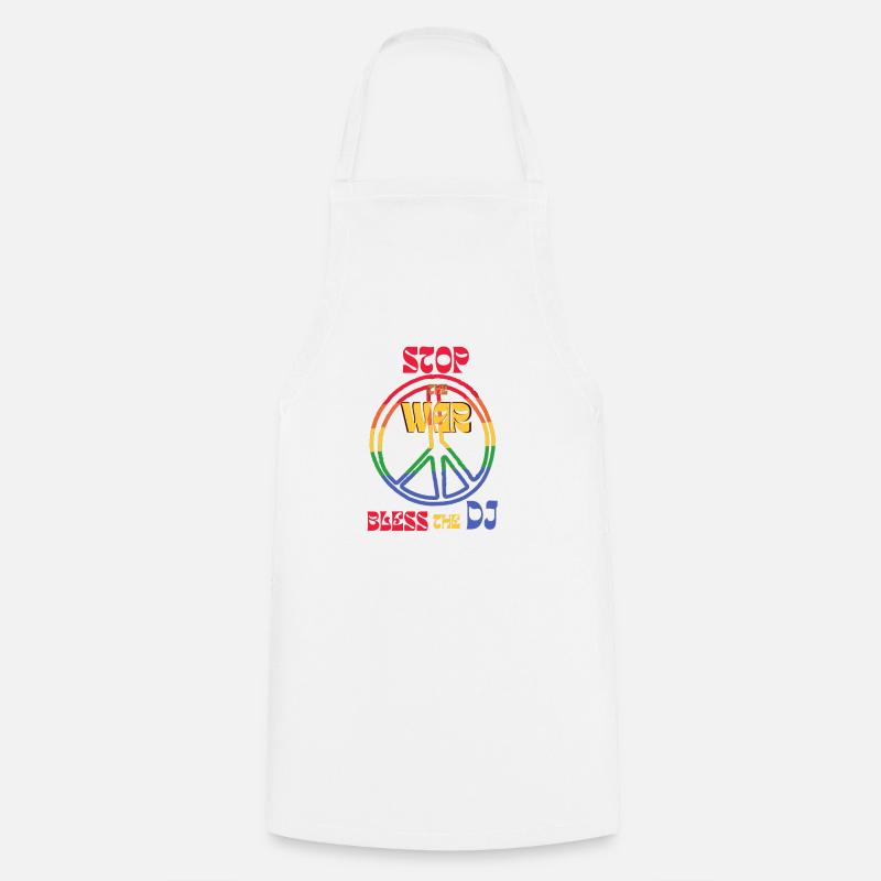 Stop the War - Cooking Apron - white