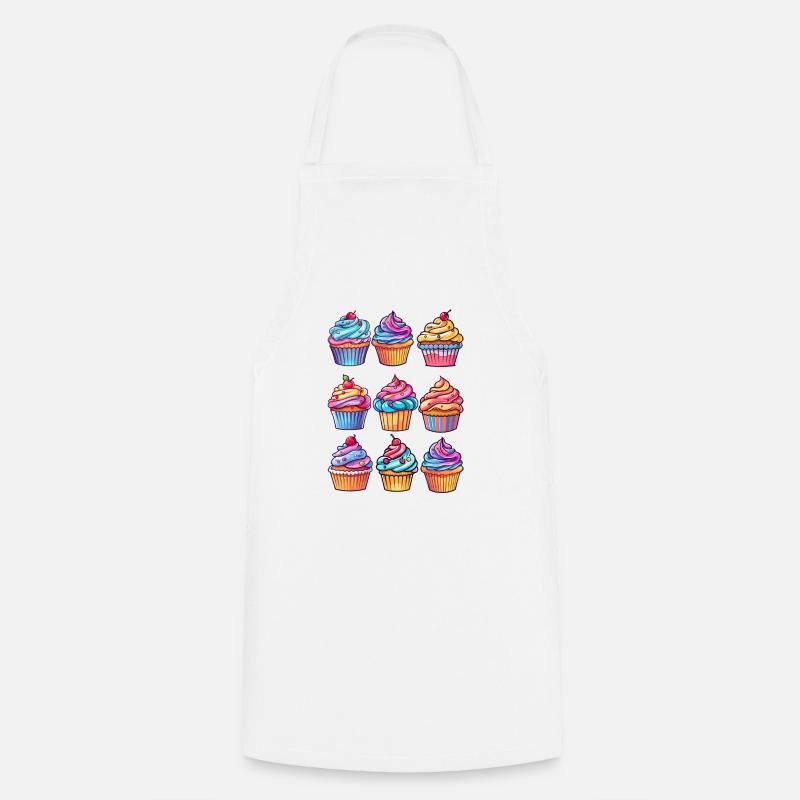 Cupcake - Kochschürze - Weiß