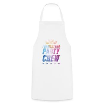 Formentera Party Crew - Cooking Apron - white - Front - AI Model Male 185 dark (185cm)