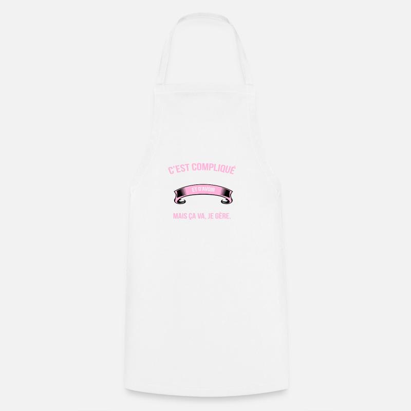 20 years - Cooking Apron - white
