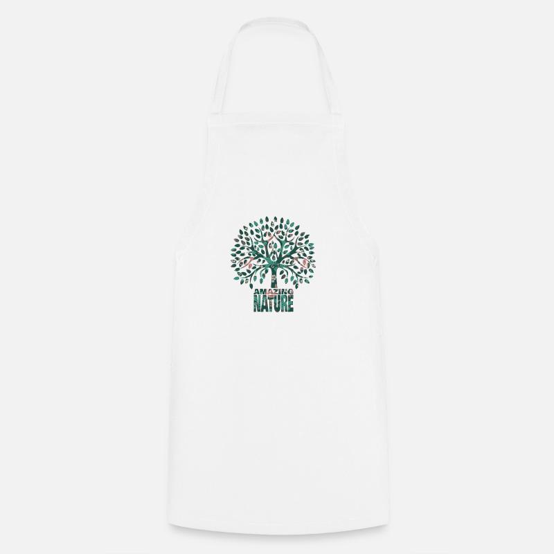 Nature Amazing couleur - Tablier de cuisine - blanc